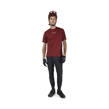 FOX RANGER WORDMARK Trikot Kurzarm Bordeaux