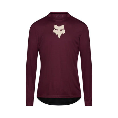 FOX RANGER FOX HEAD Langarmtrikot Bordeaux 2026