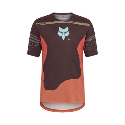 Trikot FOX FLEXAIR ELEVATED Kurzarm Braun/Orange