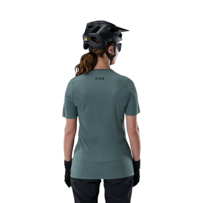 FOX RANGER HEAD Damen-Kurzarmtrikot Salbeigrün