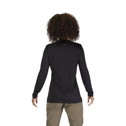 FOX RANGER HEAD Damen-Trikot Langarm Schwarz