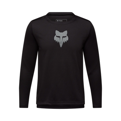 FOX RANGER HEAD Junior Trikot Langarm Schwarz
