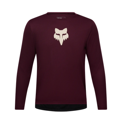 Trikot FOX RANGER FOX HEAD Junior Langarm Bordeaux