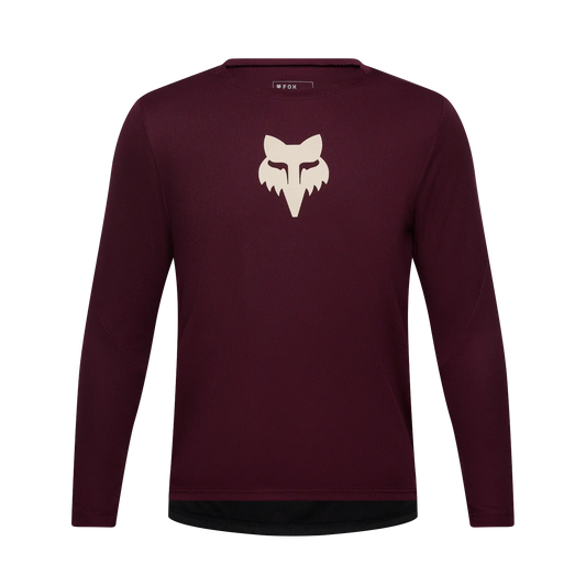 Trikot FOX RANGER FOX HEAD Junior Langarm Bordeaux
