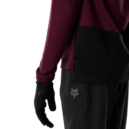 Trikot FOX RANGER FOX HEAD Junior Langarm Bordeaux