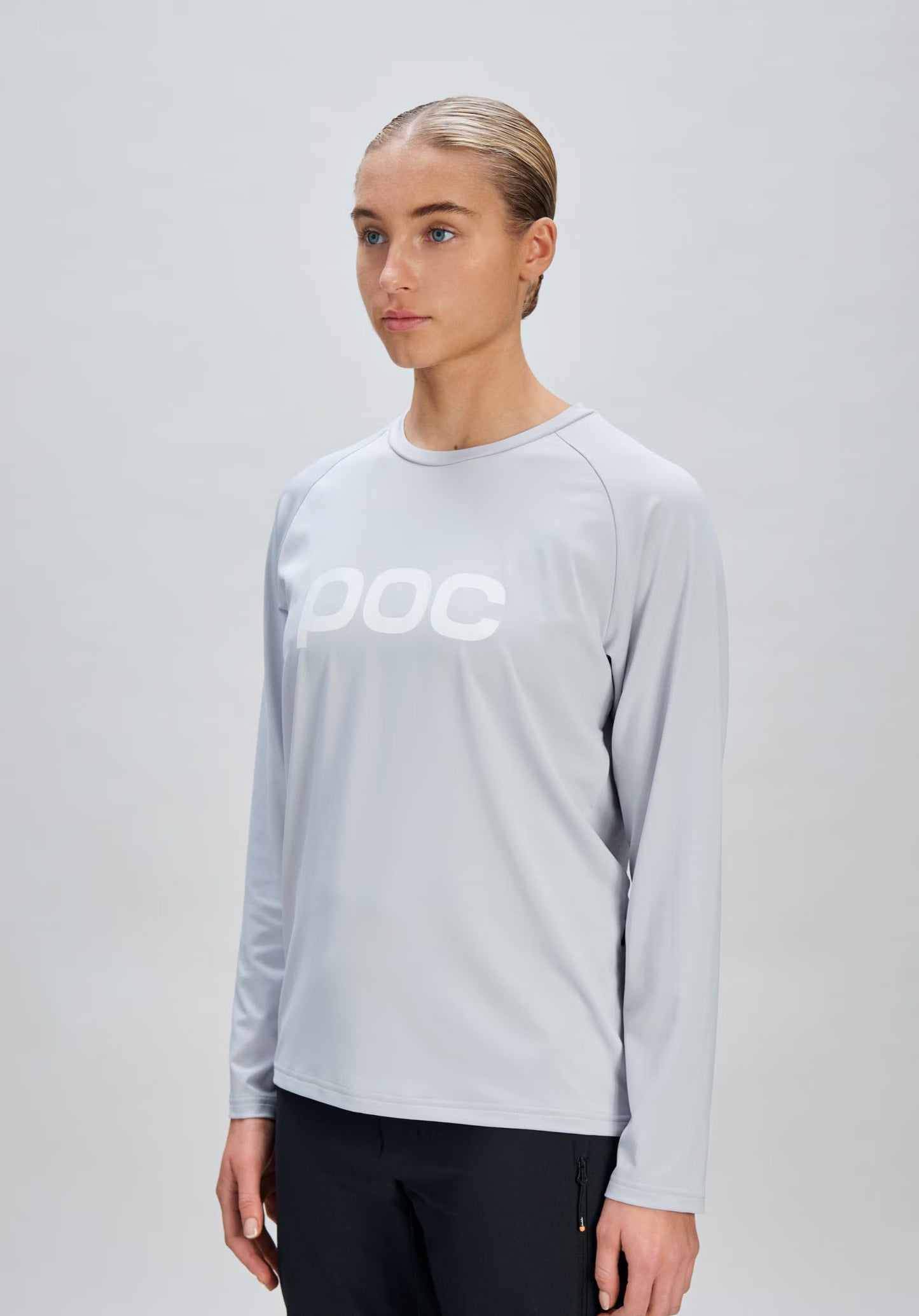 POC REFORM ENDURO Trikot Langarm Frau Hellgrau