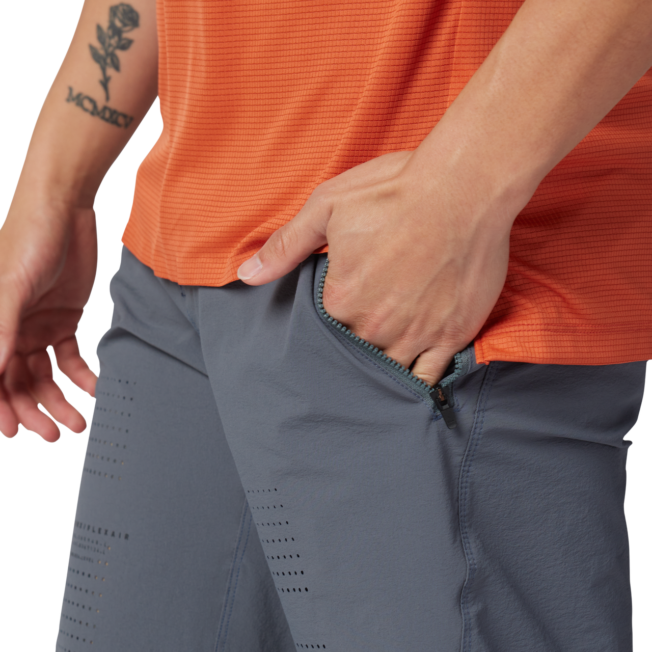 FOX FLEXAIR Shorts Grau 2024