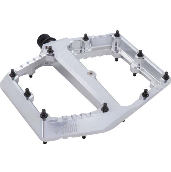 Flache Pedale AMBIT Breach Small Silber