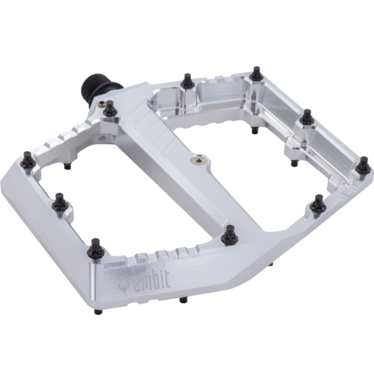 Flache Pedale AMBIT Breach Small Silber