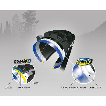 Reifen MICHELIN WILD ENDURO 29x2.40 FRONT GUM-X Tubeless Ready Faltbar