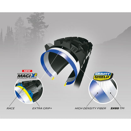 Reifen MICHELIN WILD ENDURO FRONT 27.5x2.40 MAGI-X Tubeless Ready Faltbar