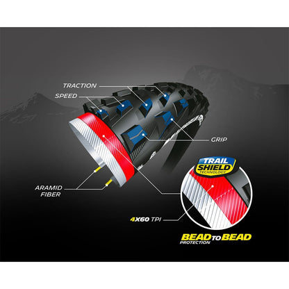 Reifen MICHELIN FORCE AM Performance Line 27.5X2.60 Tubeless Ready Faltbar