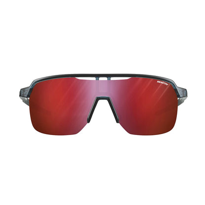 Brille JULBO FREQUENCY Blau Transluzid/Schwarz Reactiv High Contrast Photochromisch