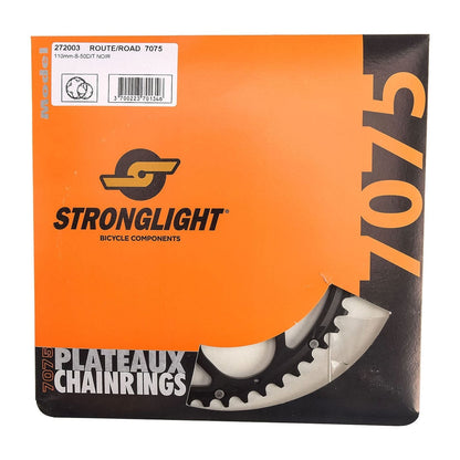 Außenkettenblatt 9/10-fach STRONGLIGHT ALU 7075 Typ S 110 mm Schwarz
