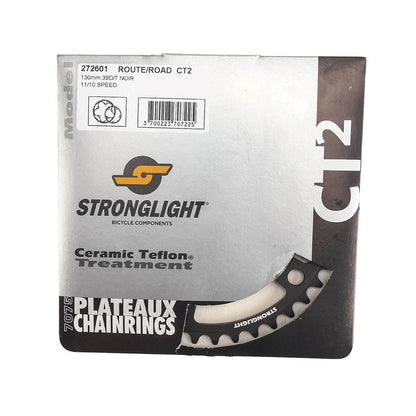 Inneres Kettenblatt 10/11-fach STRONGLIGHT CT² Typ S 130 mm schwarz