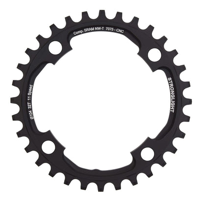 Mono-Kettenblatt STRONGLIGHT ALU 7075 NARROW WIDE Sram X01 11V 4 Loch 104 mm