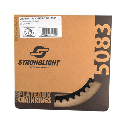 Inneres Kettenblatt 9/10-fach STRONGLIGHT ALU 5083 TYP S 130mm schwarz