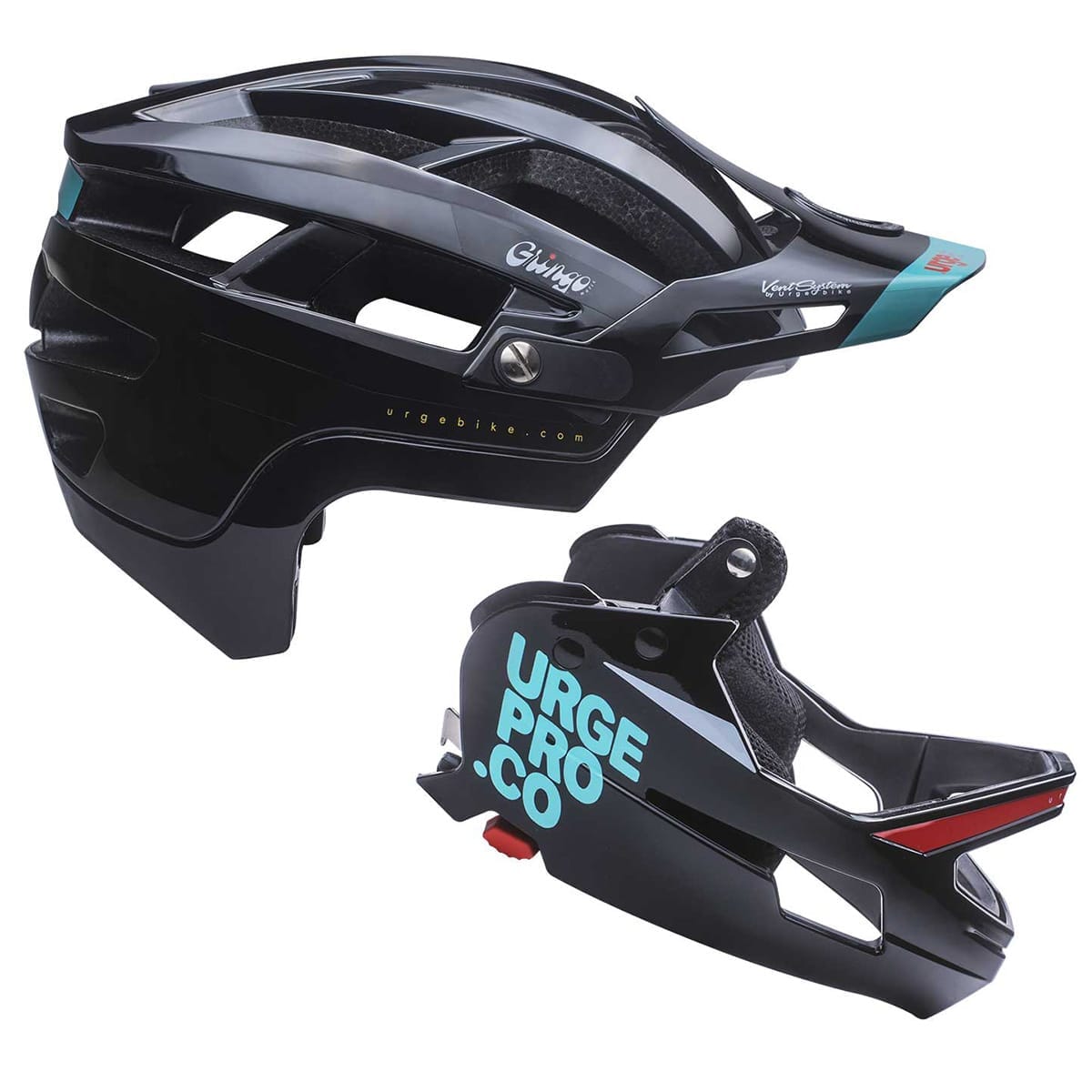 Casque VTT URGE GRINGO DE LA PAMPA Noir