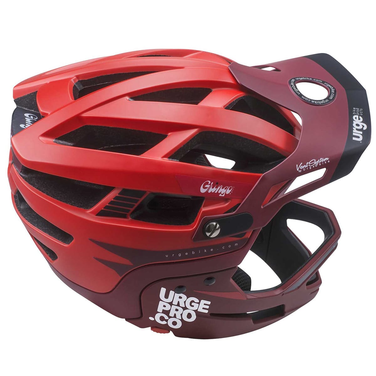 Casque VTT URGE GRINGO DE LA PAMPA Rouge