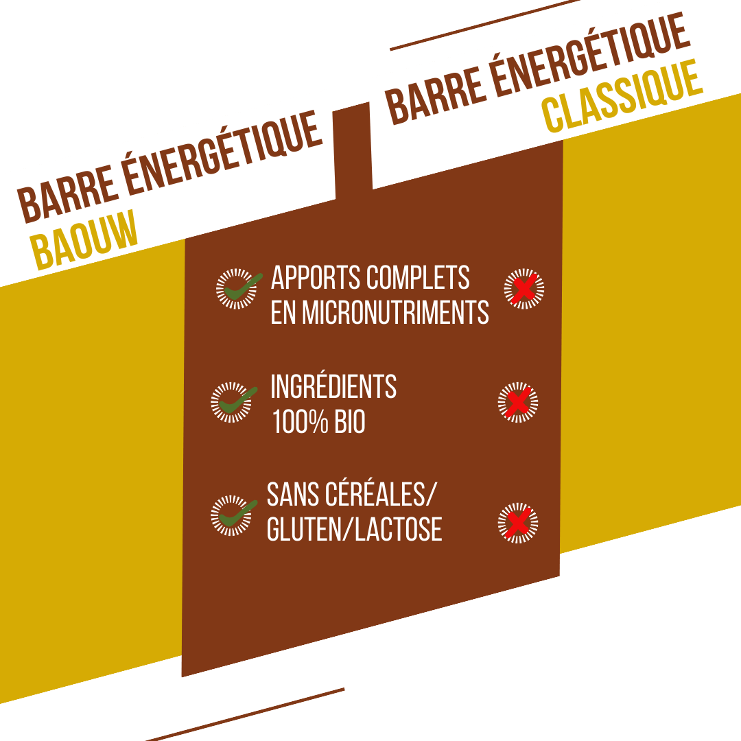 Energieriegel BAOUW BIO EXTRA Banane-Pekannuss (50g)