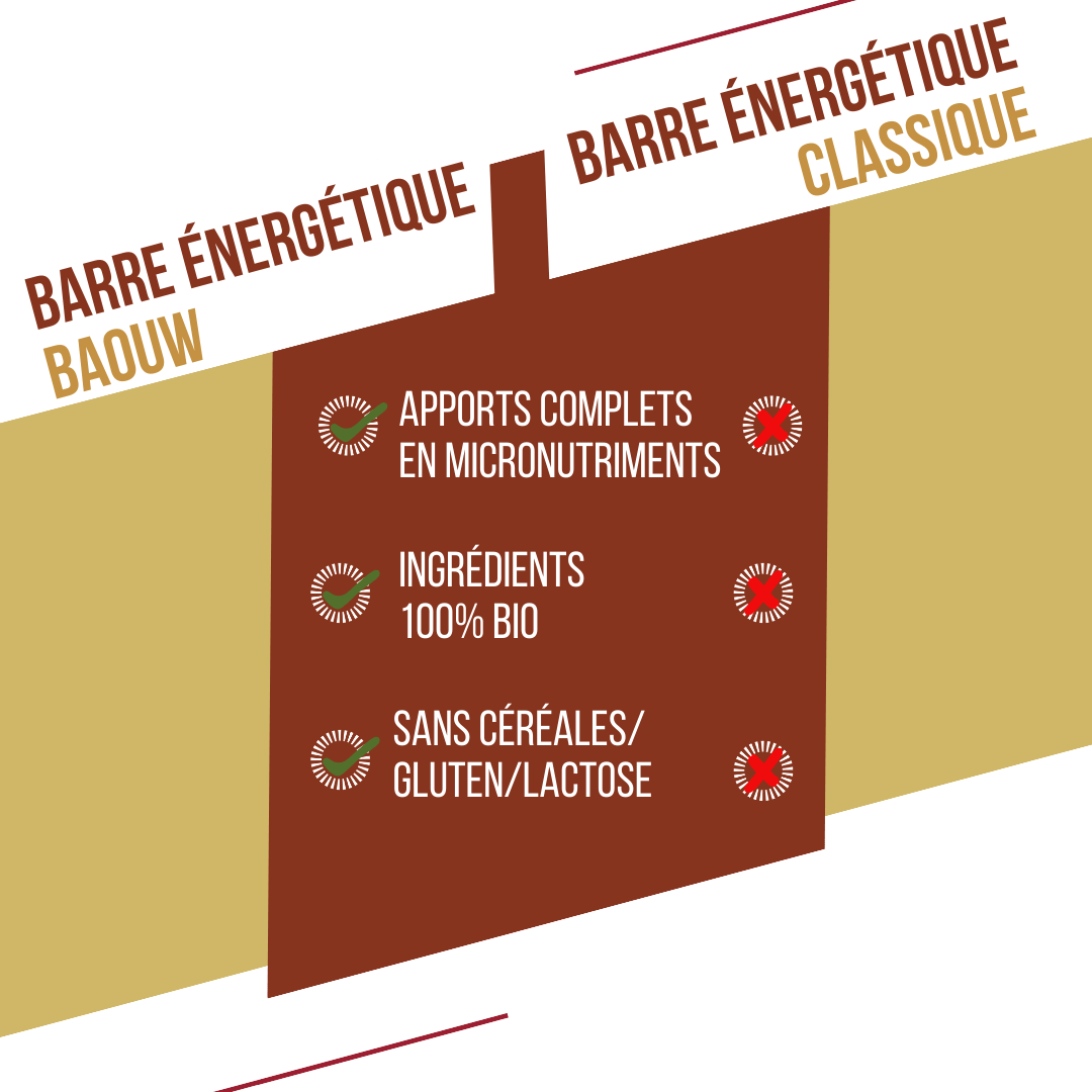 Energieriegel BAOUW BIO EXTRA Vanille-Macadamia (50g)