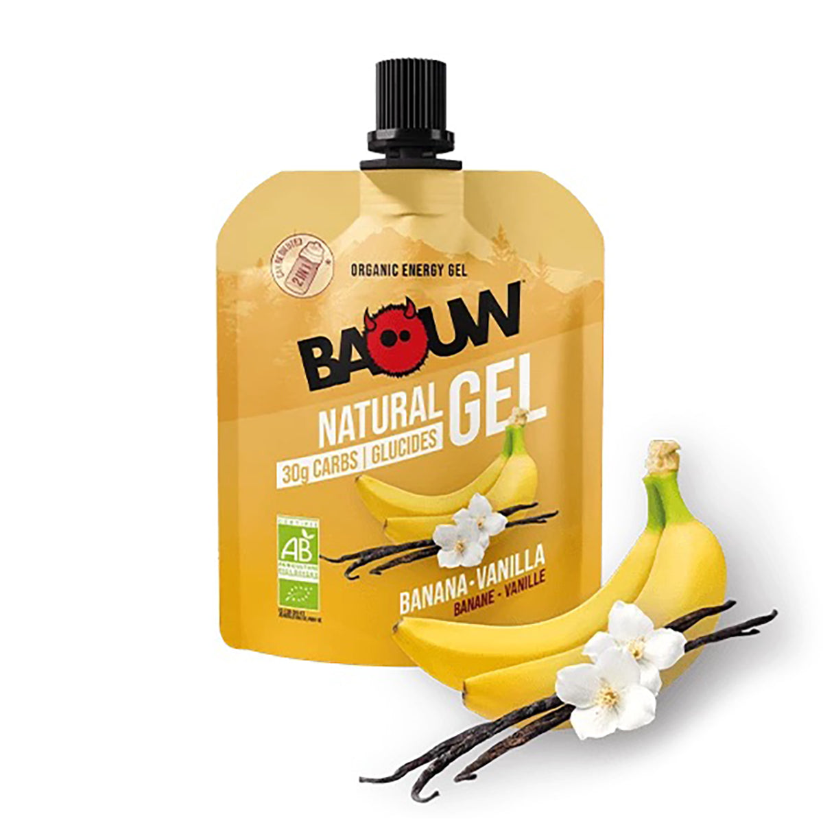 BAOUW BIO Energie-Gel Banane-Vanille (85g)