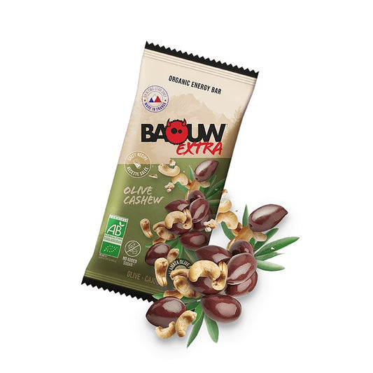 Energieriegel BAOUW BIO EXTRA gesalzen Olive-Cashew (50g)