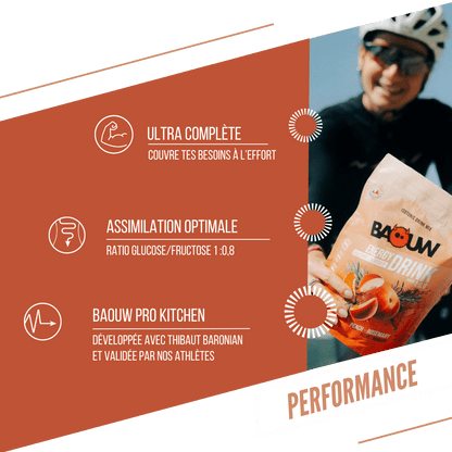 Energydrink BAOUW ISOTONIC (585g) Pfirsich Rosmarin