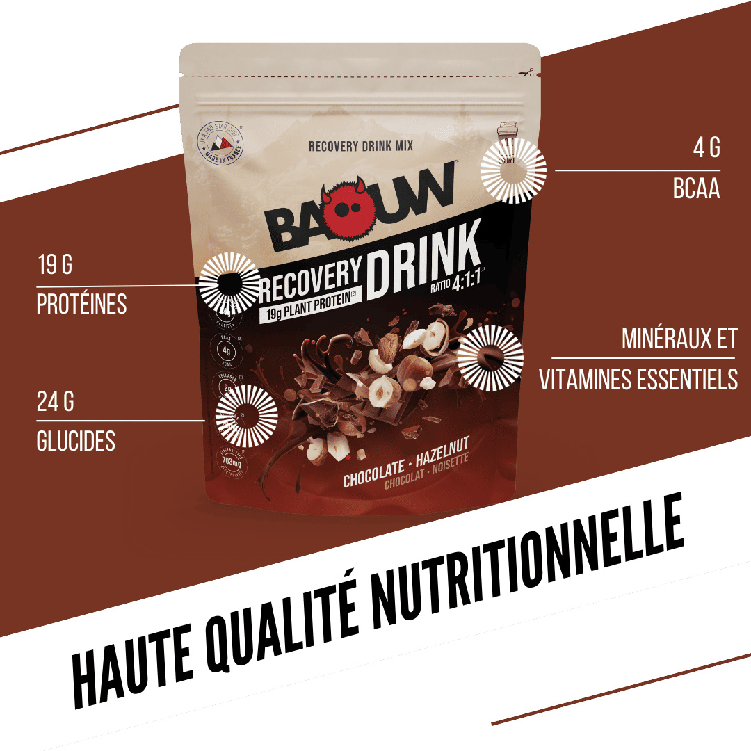 Erholungsgetränk BAOUW RECOVERY (500g) Haselnuss-Schokolade