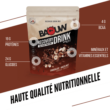 Erholungsgetränk BAOUW RECOVERY (500g) Schokolade Haselnuss