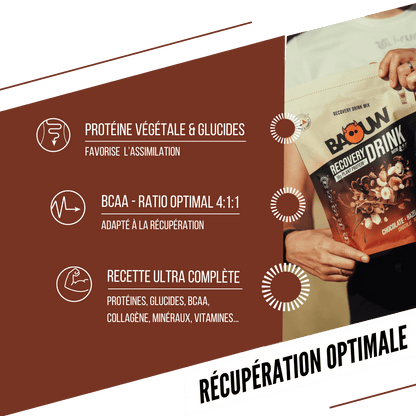 Erholungsgetränk BAOUW RECOVERY (500g) Schokolade Haselnuss