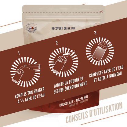 Erholungsgetränk BAOUW RECOVERY (500g) Schokolade Haselnuss