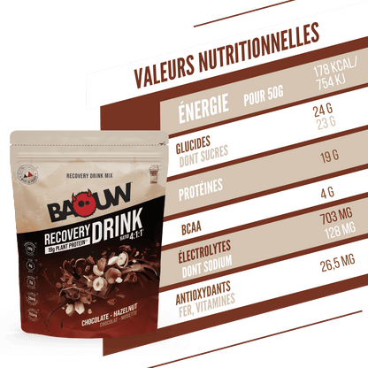Erholungsgetränk BAOUW RECOVERY (500g) Schokolade Haselnuss