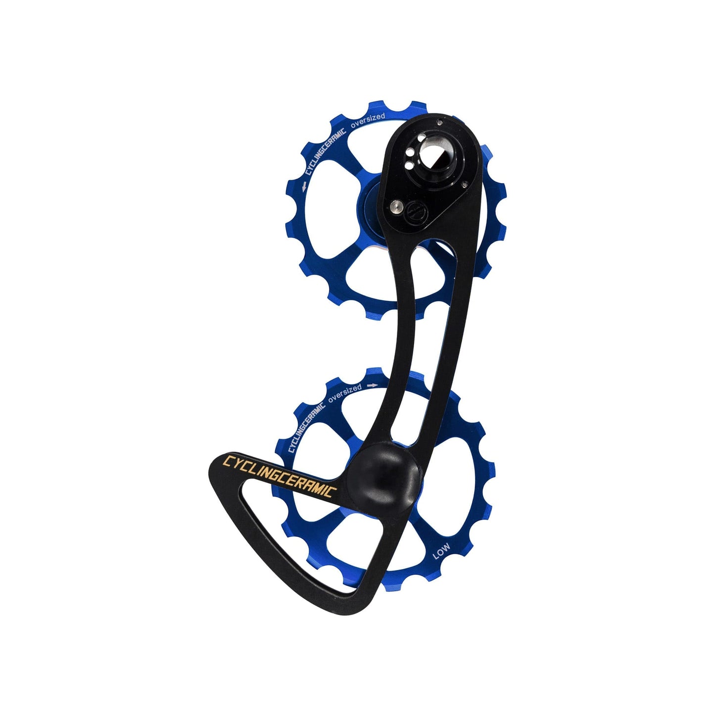 Chape de Dérailleur Arrière 10/11V CYCLINGCERAMIC 16/16 Shimano Bleu