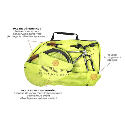 MTB-Fahrradhülle BUDS MTBAG LIGHT Schwarz