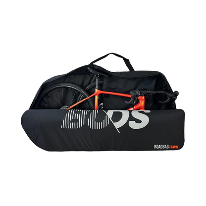 Rennrad-Fahrradhülle BUDS ROADBAG TRAVEL (Spezial Flugzeug) Schwarz