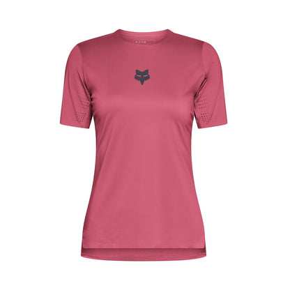 FOX FLEXAIR Damen Kurzarm-Trikot Berry