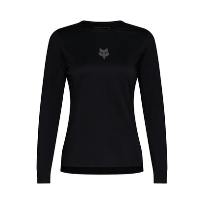 Trikot FOX FLEXAIR Damen Langarm Schwarz