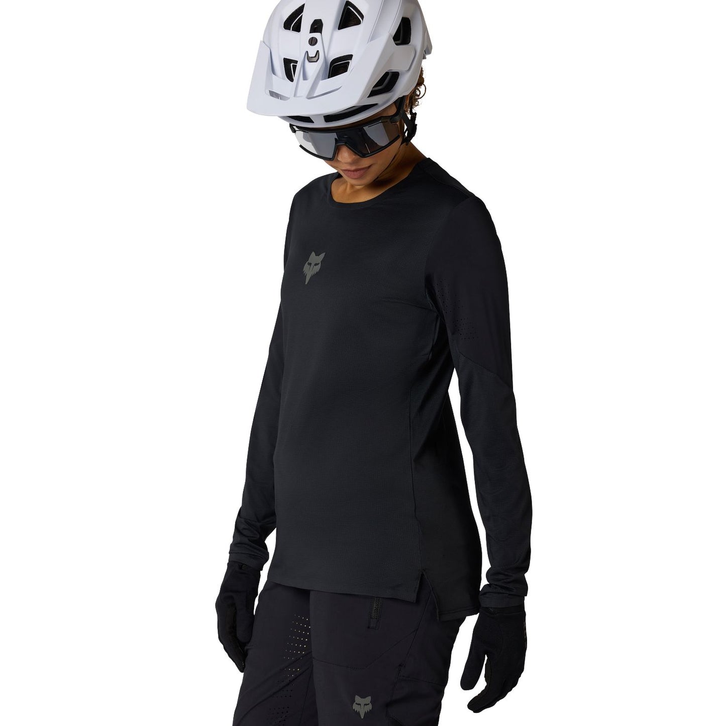 FOX FLEXAIR Damen Trikot Langarm Schwarz