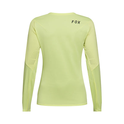 FOX FLEXAIR Damen-Trikot Langarm Limonengelb