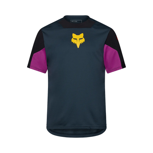 FOX DEFEND CREATION Kurzarmtrikot Blau