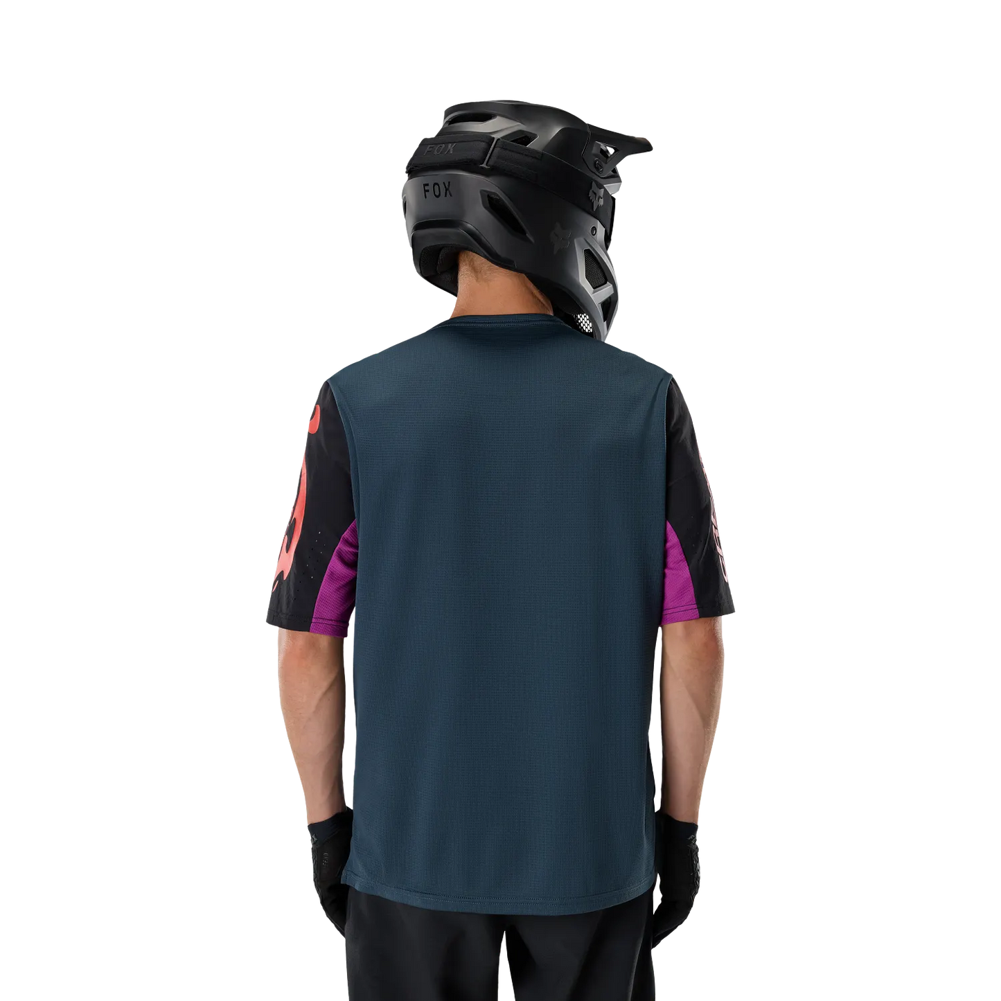 Trikot FOX DEFEND CREATION Kurzarm Blau