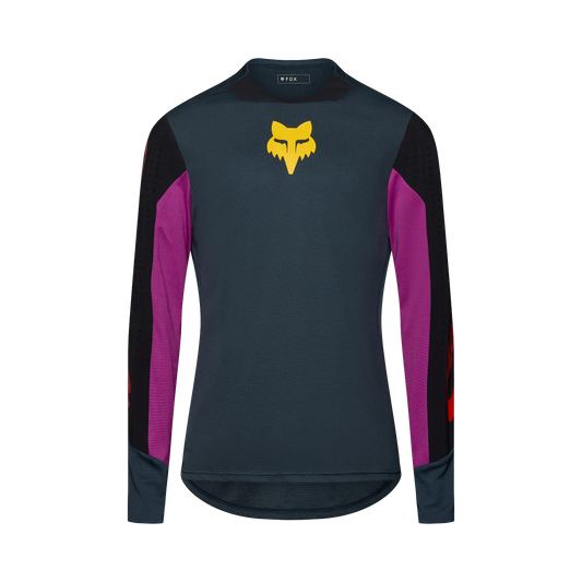 FOX DEFEND CREATION Langarmtrikot Blau