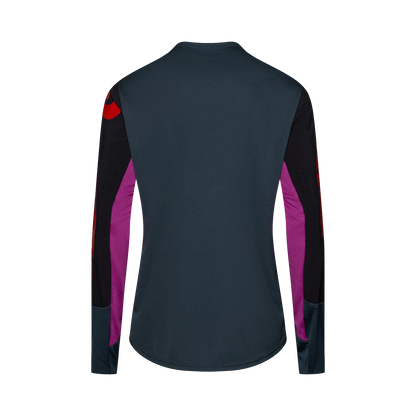 FOX DEFEND CREATION Langarmtrikot Blau