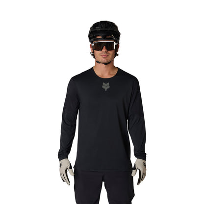 Trikot FOX FLEXAIR Langarm Schwarz