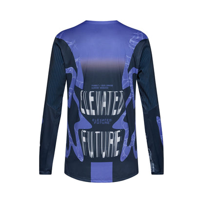 Trikot FOX FLEXAIR DIFFUSE SE Langarm Violett Blueberry
