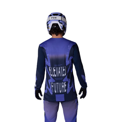 Trikot FOX FLEXAIR DIFFUSE SE Langarm Violett Blueberry