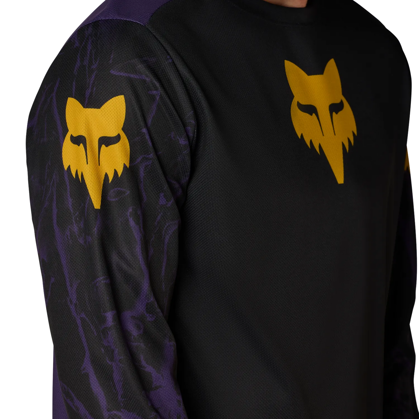 FOX RANGER IMAGE PRINT Trikot Langarm Schwarz/Violett