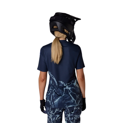 Trikot FOX RANGER IMAGE PRINT Damen Kurzarm Arctic Blue