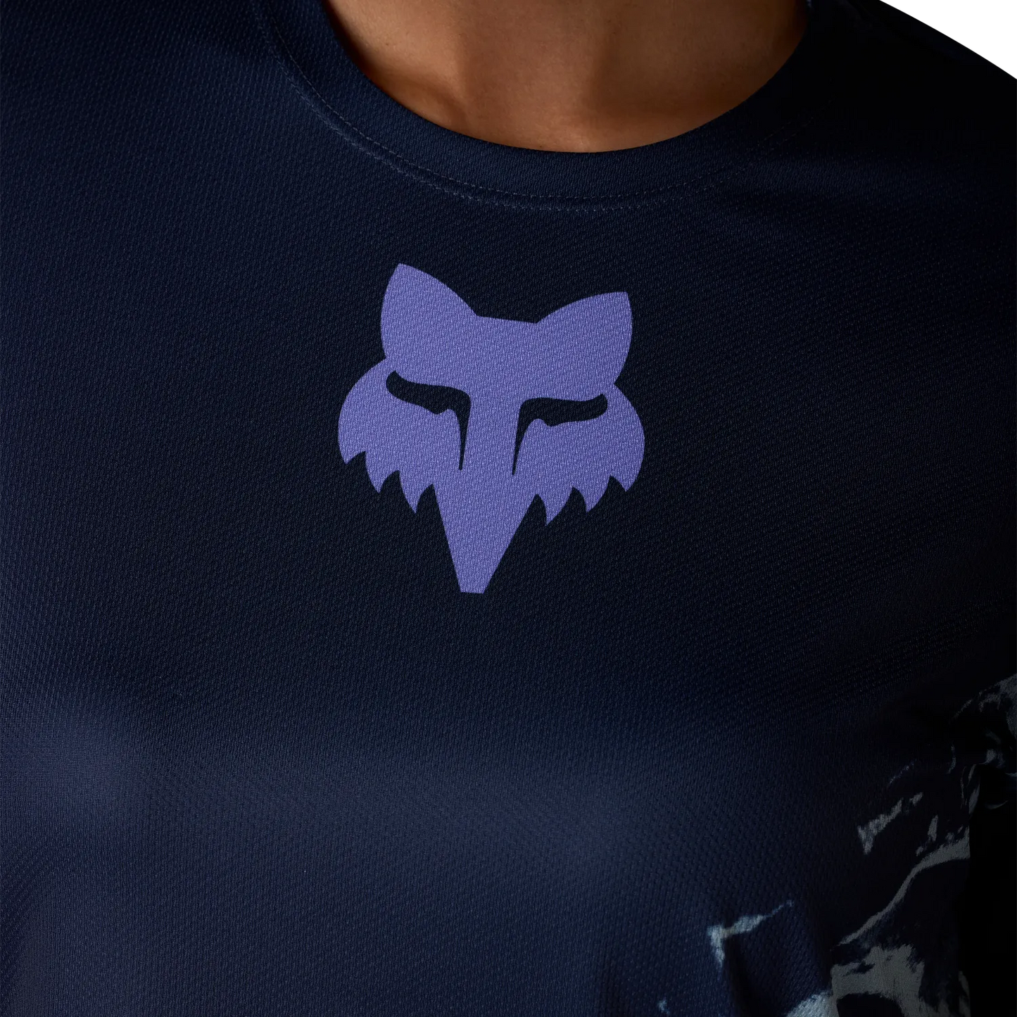 FOX RANGER IMAGE PRINT Damen Trikot Kurzarm Arctic Blue